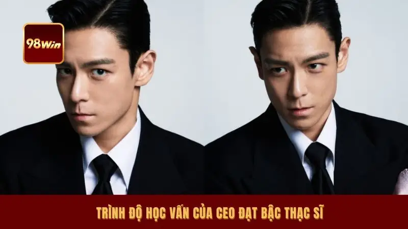Trình độ học vấn của CEO đạt bậc thạc sĩ